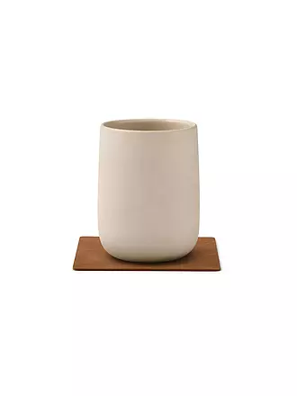LIND DNA |  Glasuntersetzer 10x10cm CORDUROY ECKIG Nature | 